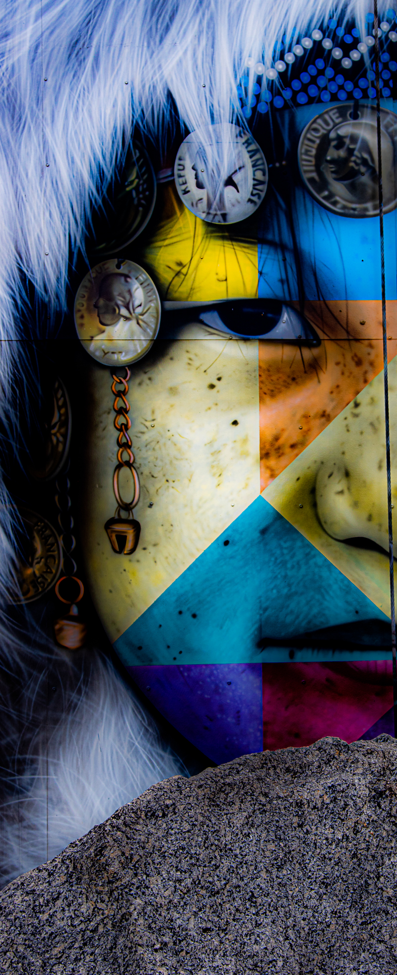 Sunset light on Wynwood murals — colors intensified by golden hour